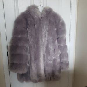 Faux fur short coat